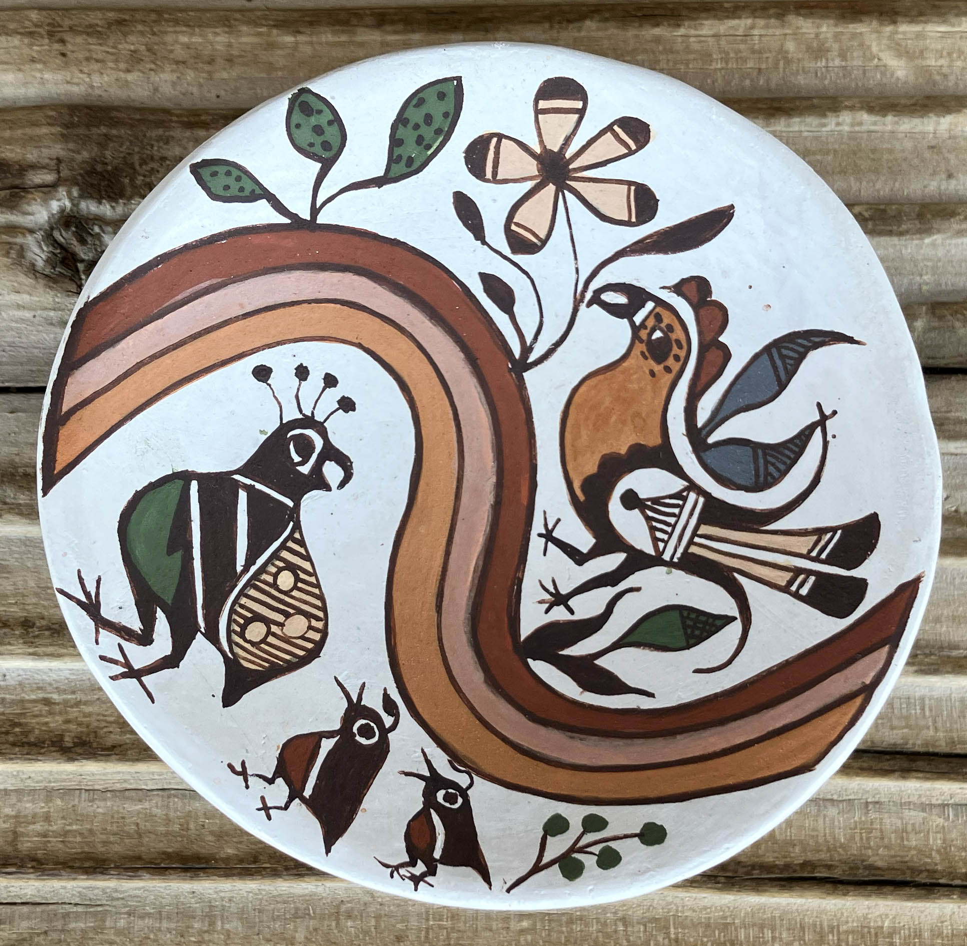 Dianr Lewis | Acoma Plate | Penfield Gallery of Indian Arts | Albuquerque, New Mexico